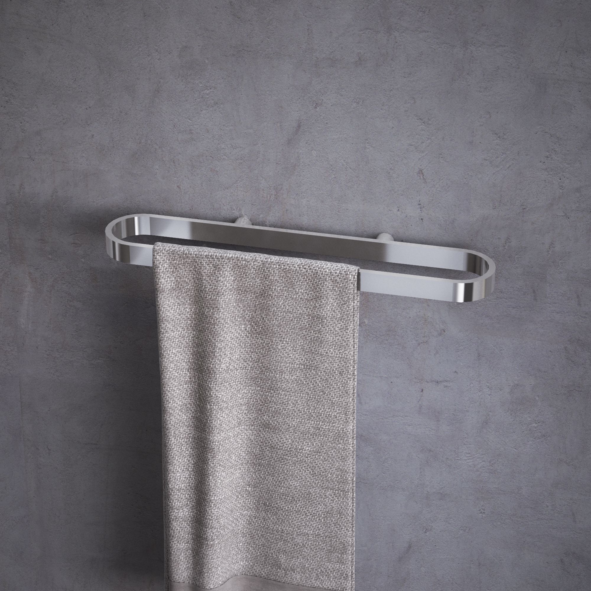 Portasalviette cromato a muro 38 cm R90PO38001-K